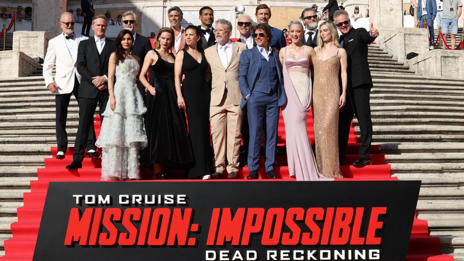 Tom Cruise M I Cast Light Up Rome For World Premiere The