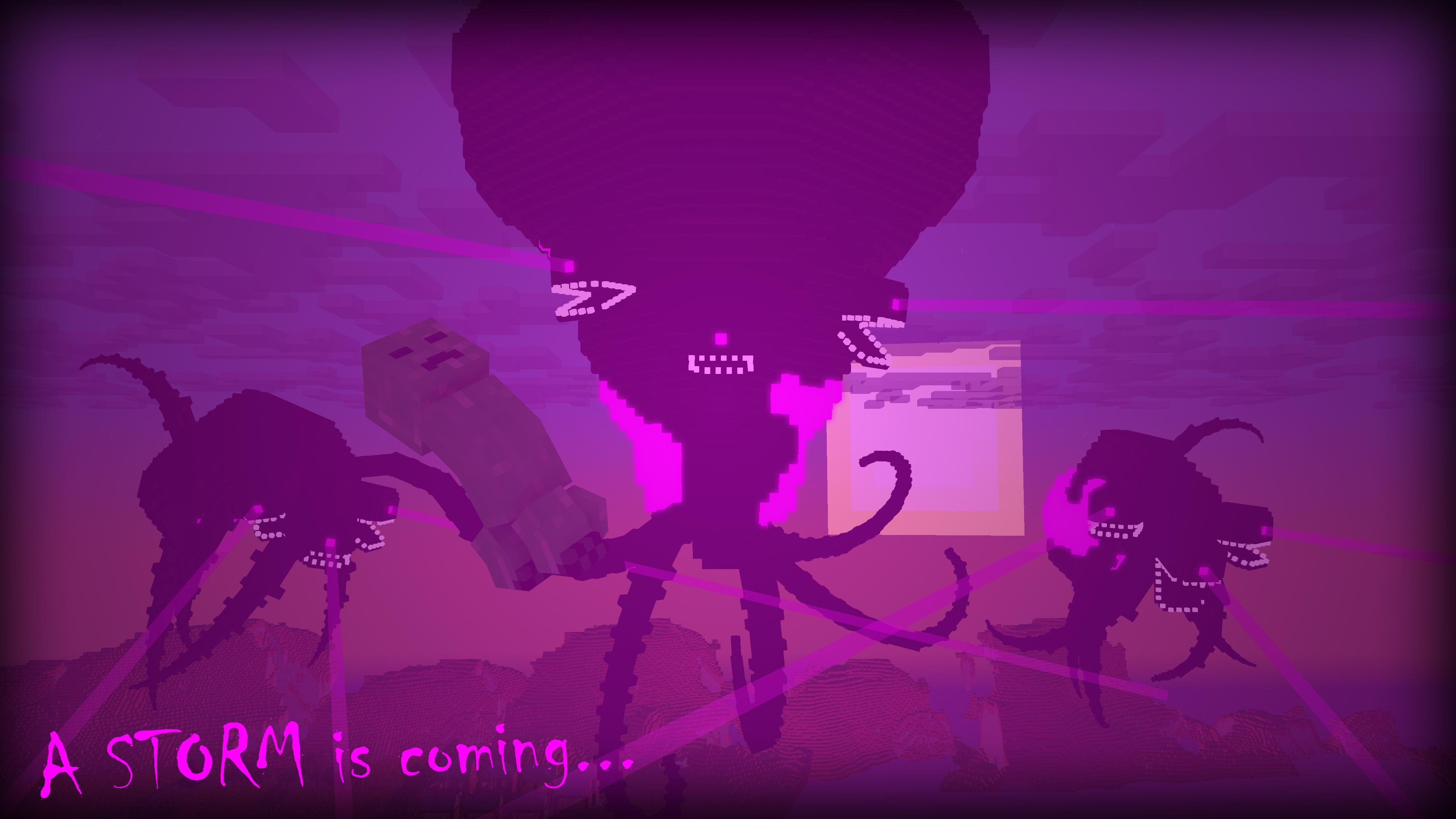Minecraft Wither Storm Wallpaper On
