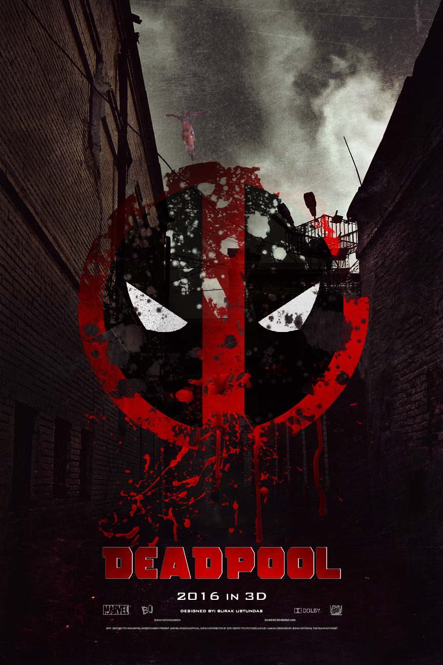 2016 Deadpool Movie Logo Poster Wallpaper Download Best Desktop HD