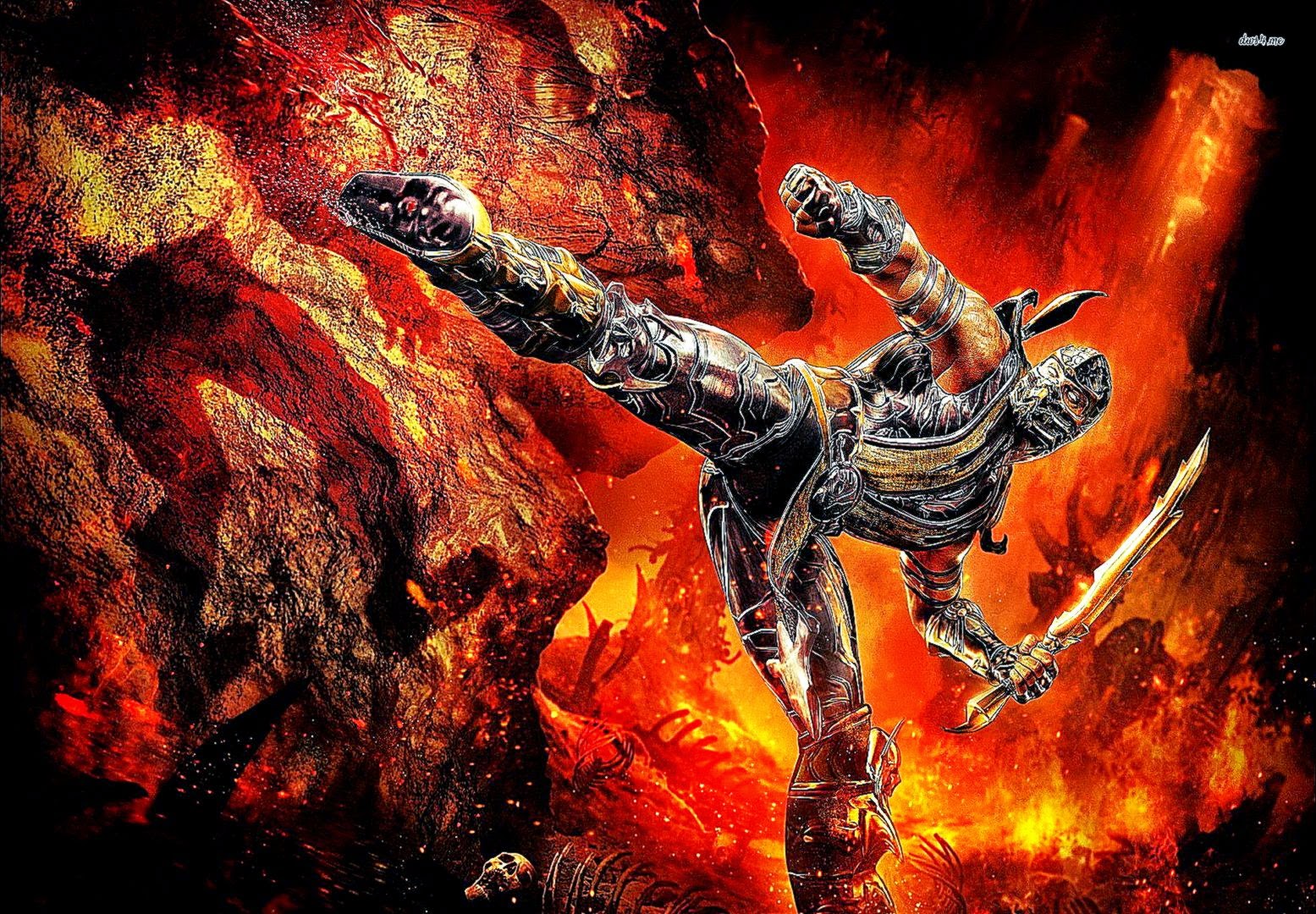 Mortal Kombat Scorpion Wallpaper Cool HD