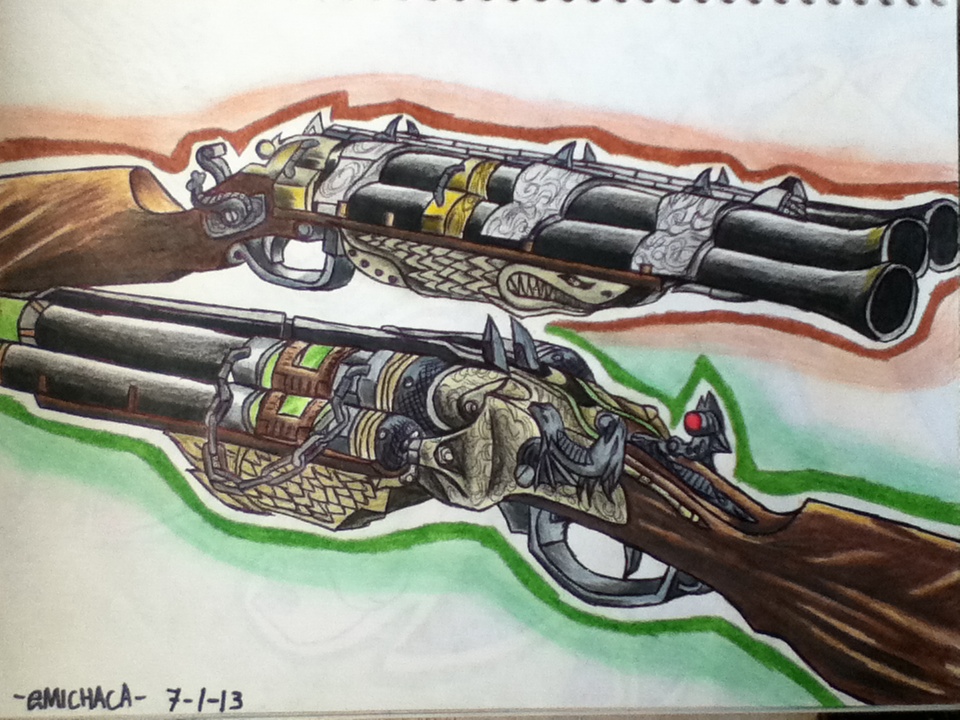 Mob Of The Dead Blundergat And Acid Gat By Emichaca