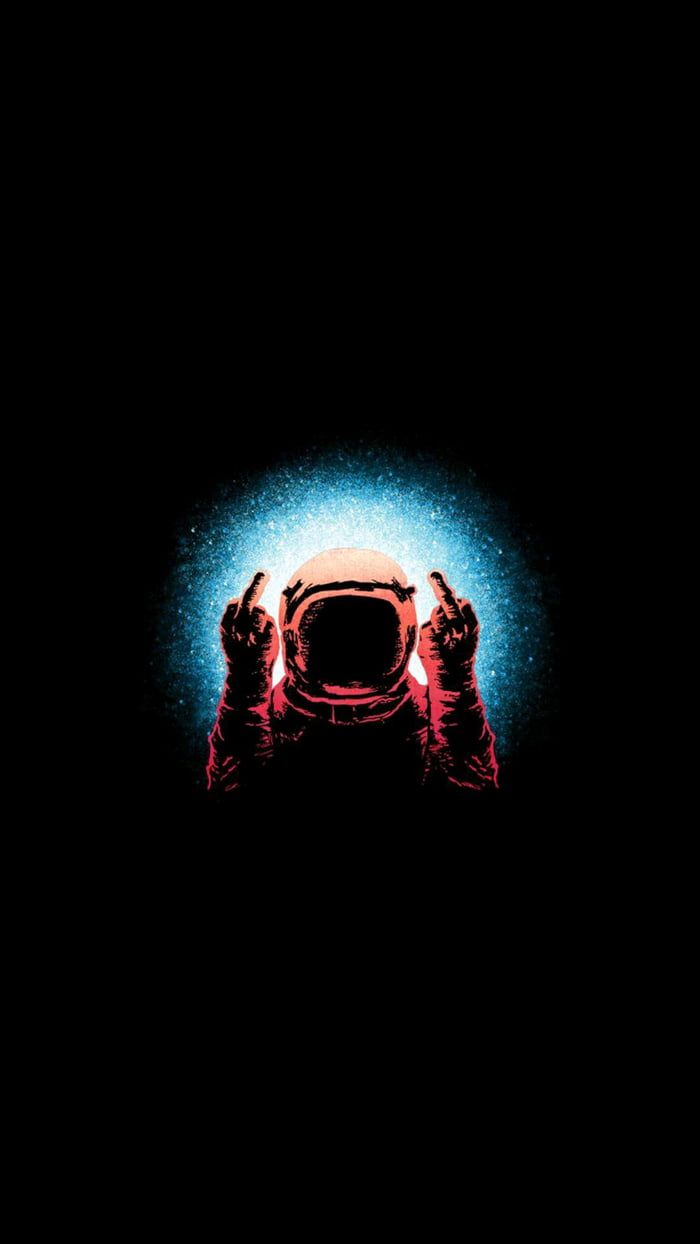 Ma Wallpaper Astronaut Space Dark