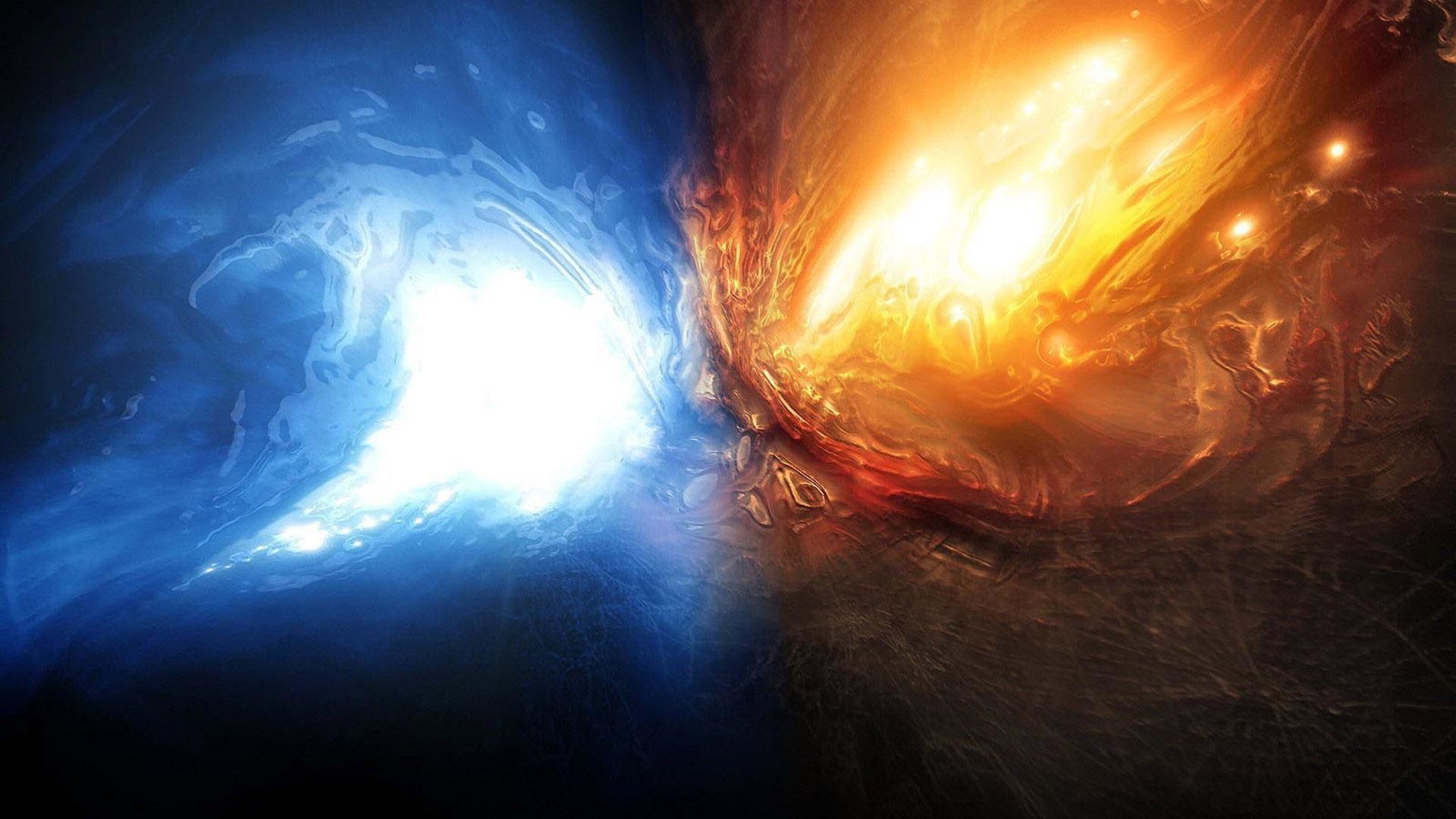 Fire And Water Wallpaper
