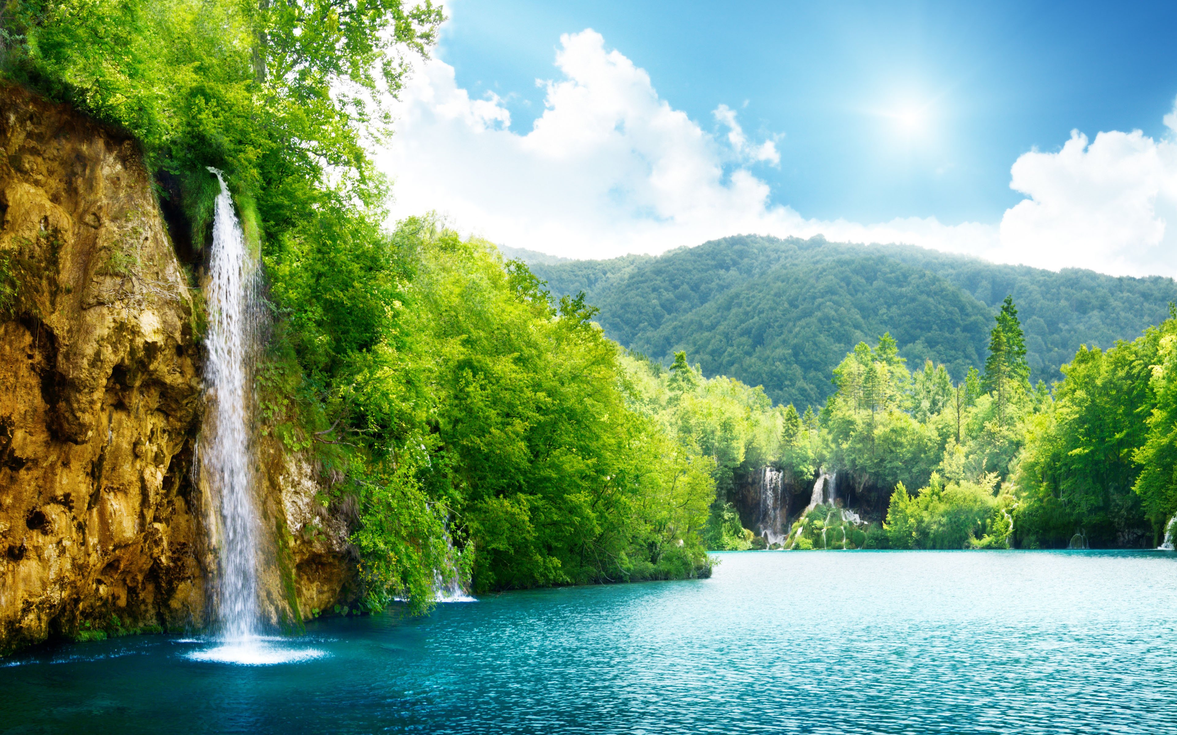 Nature Waterfall 4K Photos For Windows 10 Wallpaper HD HD Wallpapers