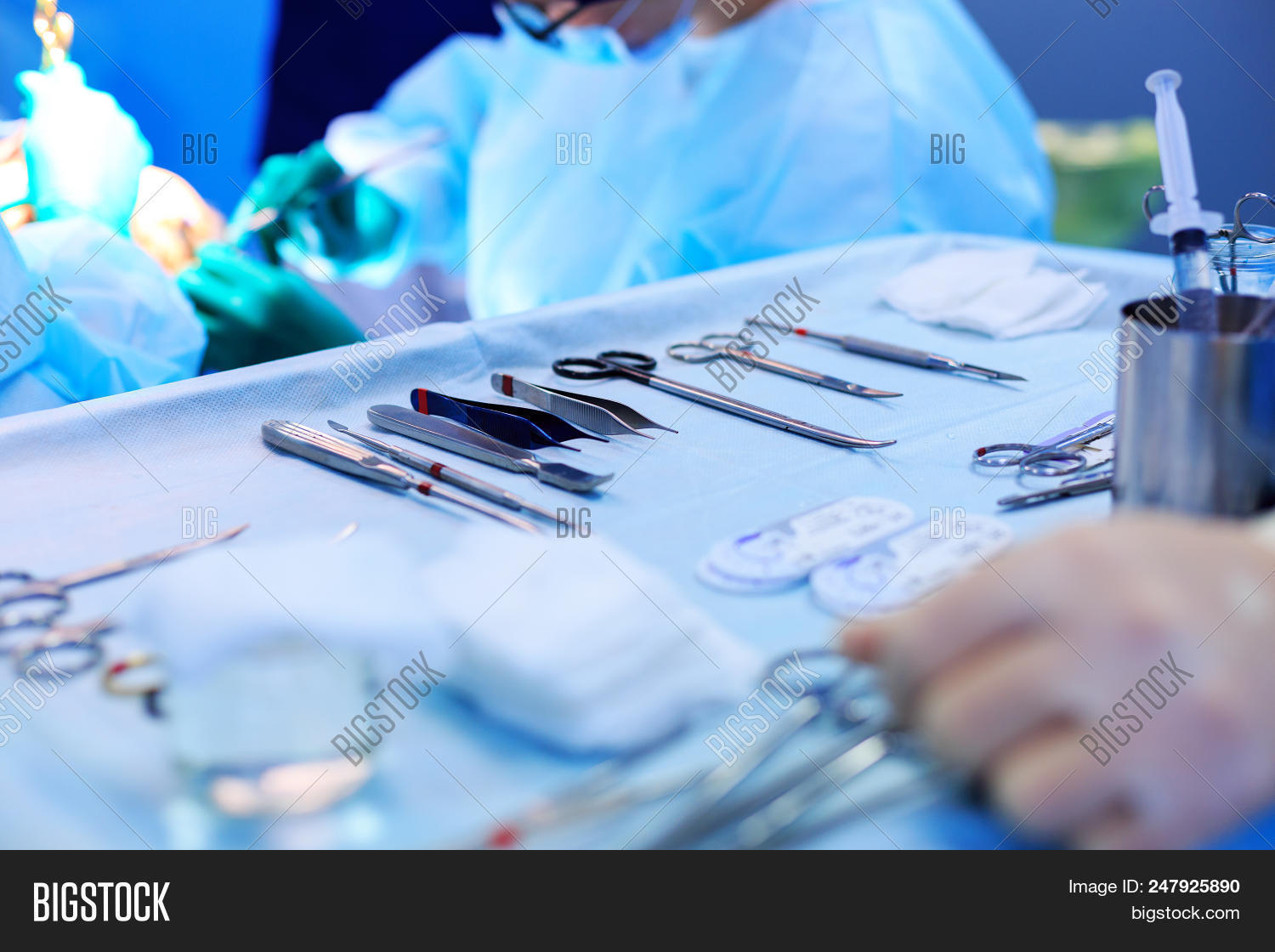Surgical Tools Lying Image Photo Trial Bigstock