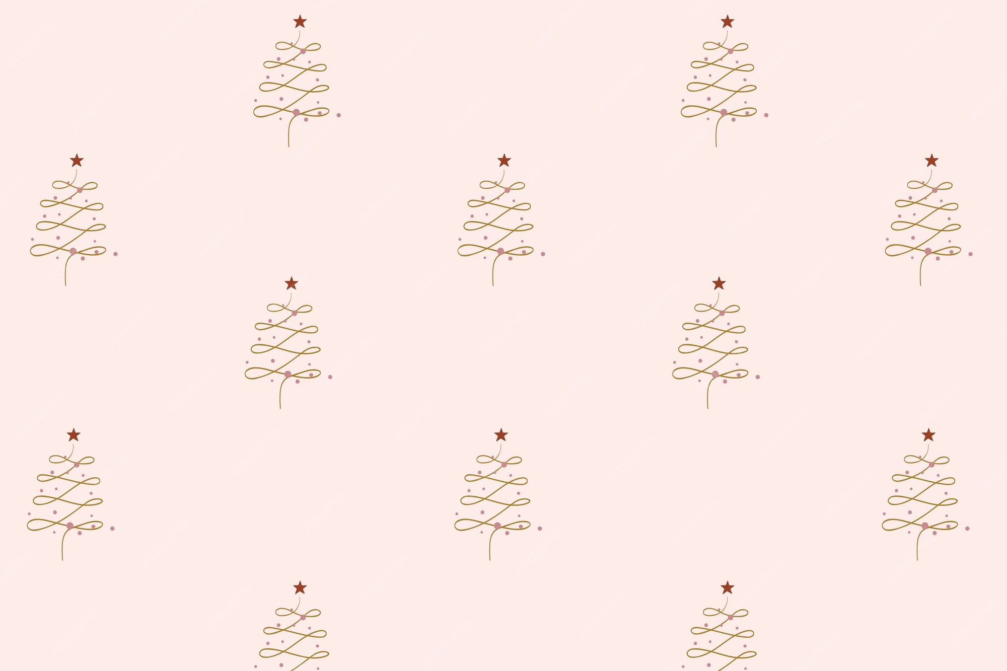 Pink Christmas Wallpaper