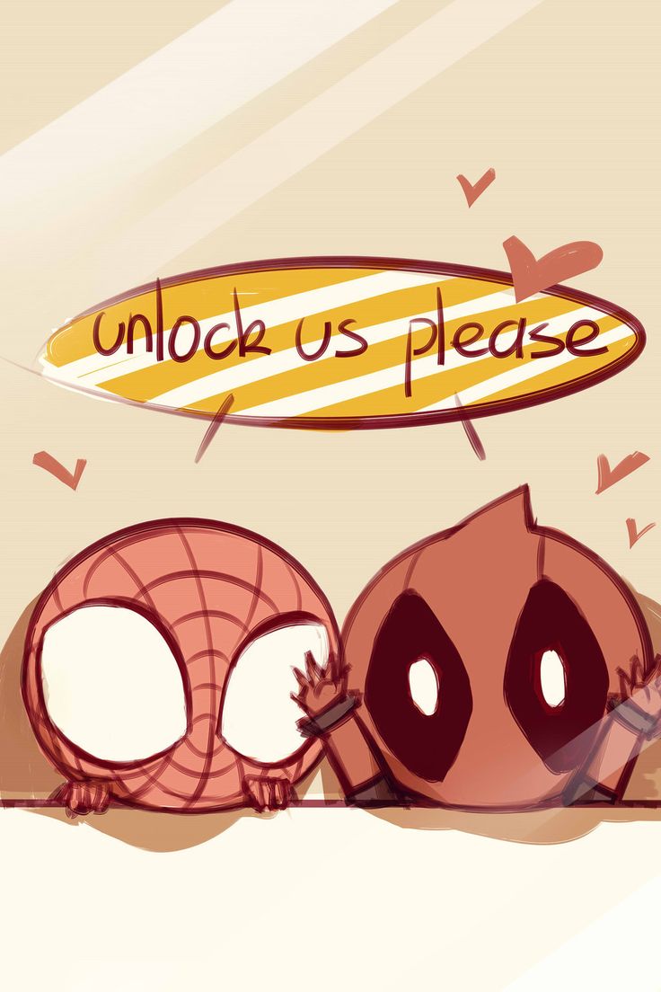 Spiderman Deadpool Lockscreen