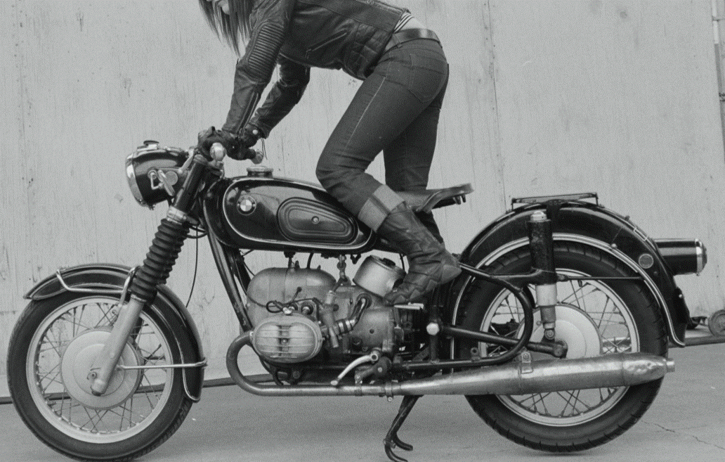 Old Schools Vintage Motorcycles Girls Wardrobe