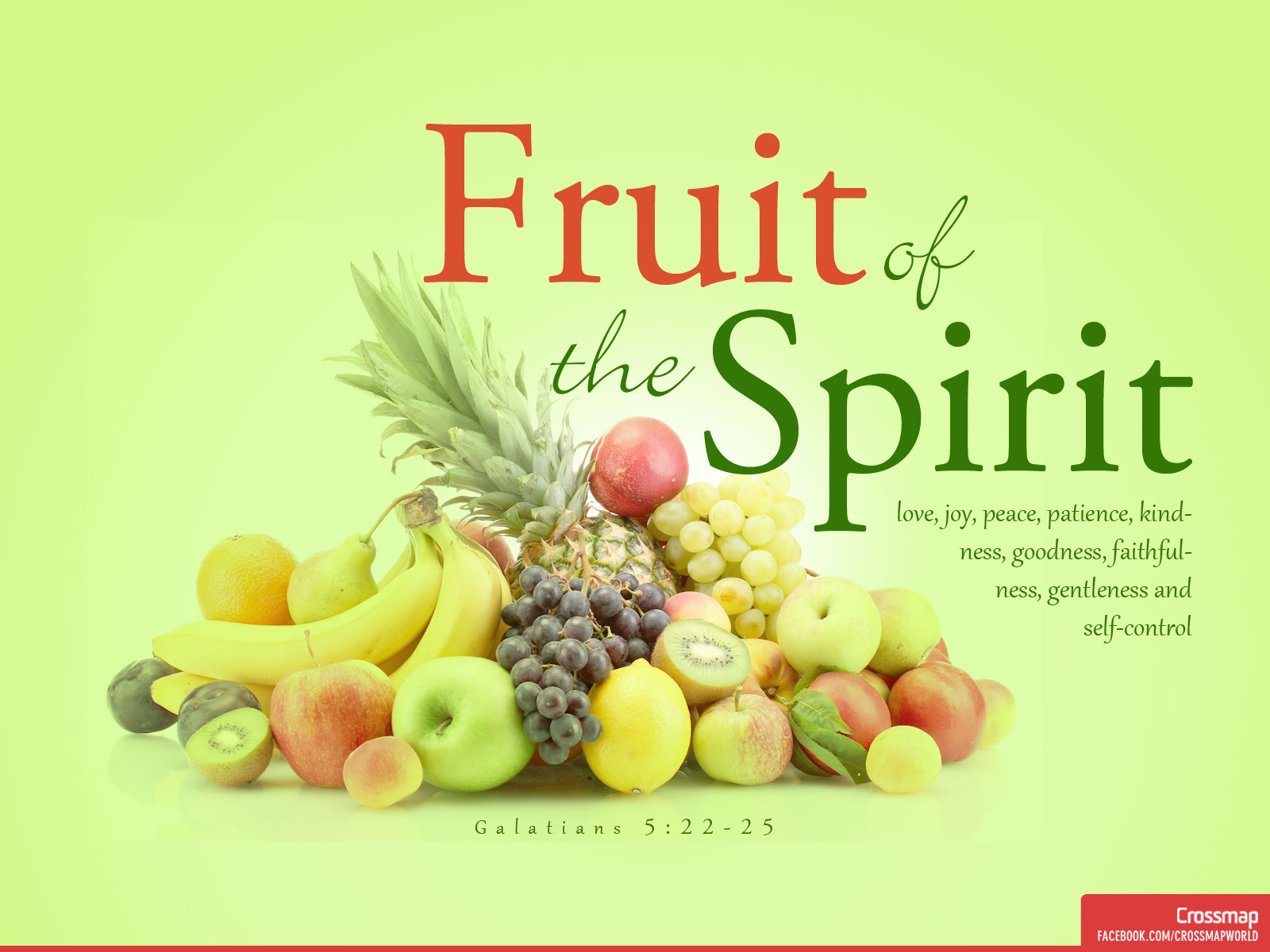 The Fruit Of Spirit Crossmap