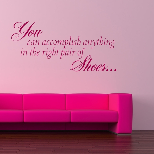 Right Pair of Shoes Wall sticker decals