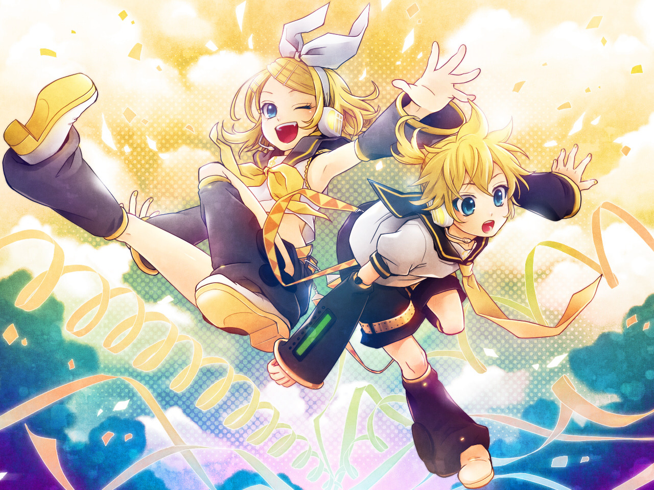 Free download Kagamine Len and Kagamine Rin Vocaloid Wallpaper 8879