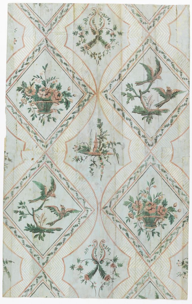 French Wallpaper Vintage