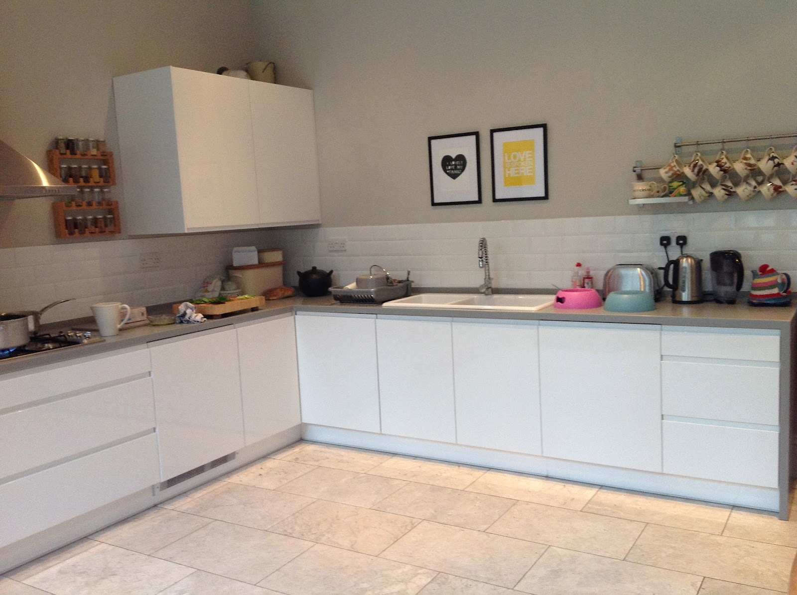The Kitchen Is Painted With Farrow Ball S Cornforth White