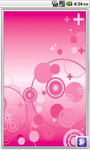 Cute Animated Love Heart Wallpaper For Mobile Bigger Pink