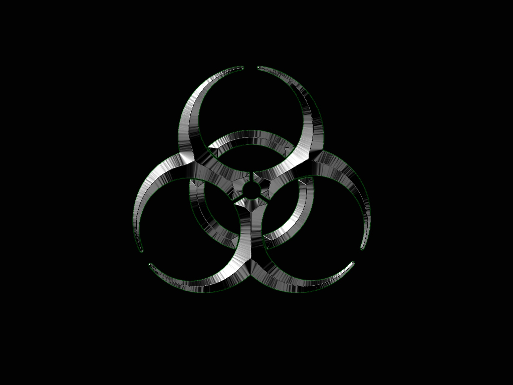 Toxic Symbol Wallpaper Edge