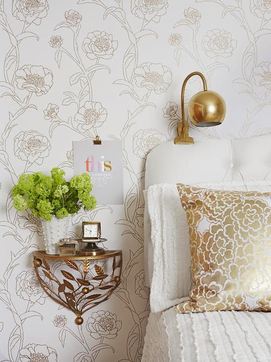 Gold Accents In The Bedroom
