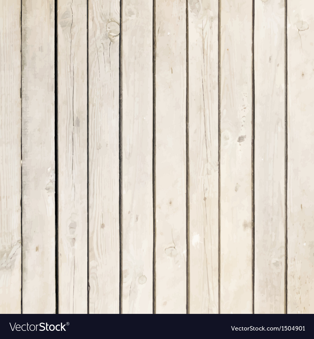 White Wood Board Background Royalty Vector Image
