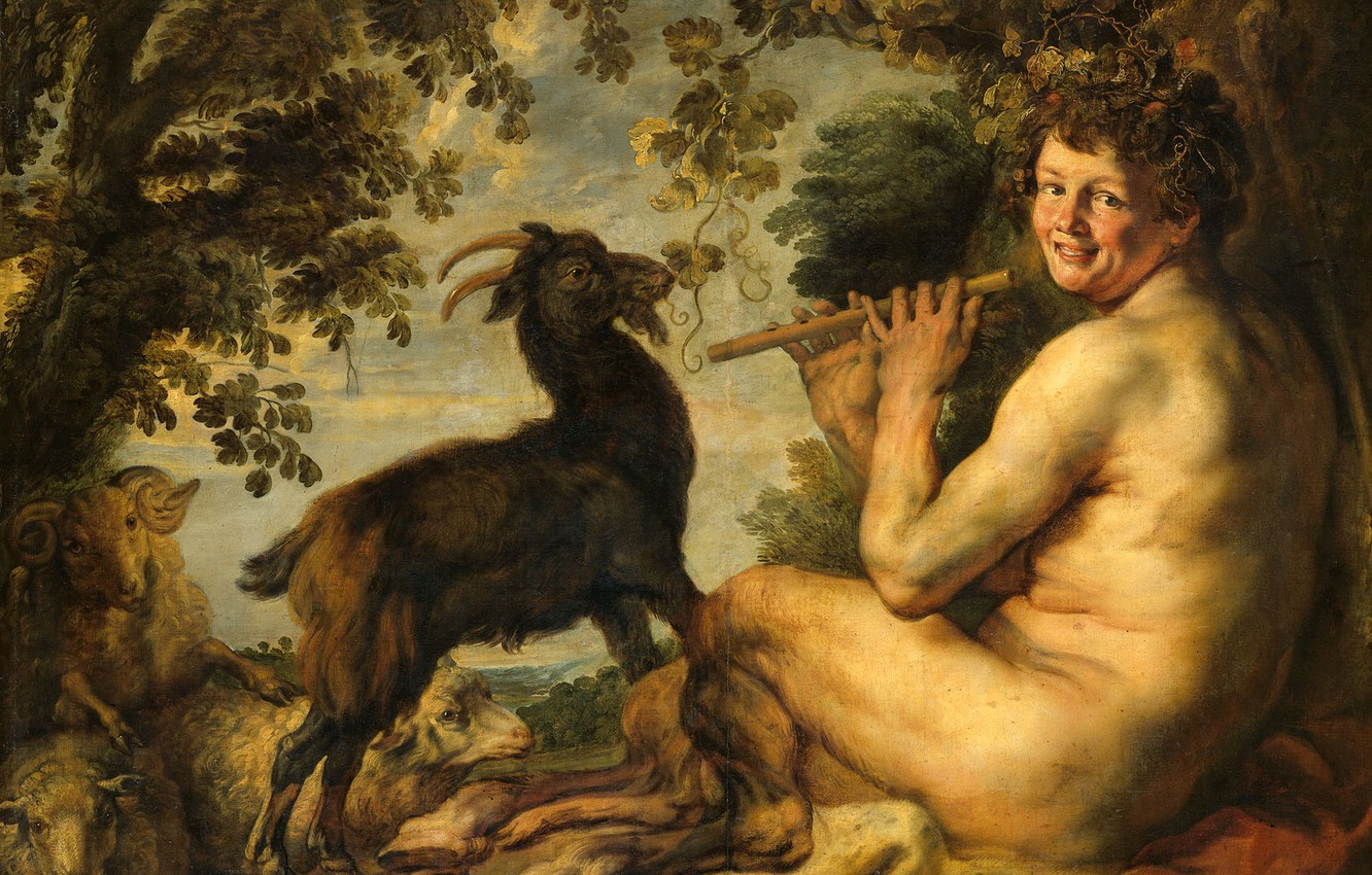 Wallpaper Picture Goat Mythology Jacob Jordaens Satyr Image