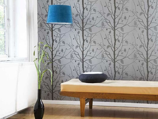 Wall Finishes For The Interior Design Of Your Bedroom Tree Wallpaper