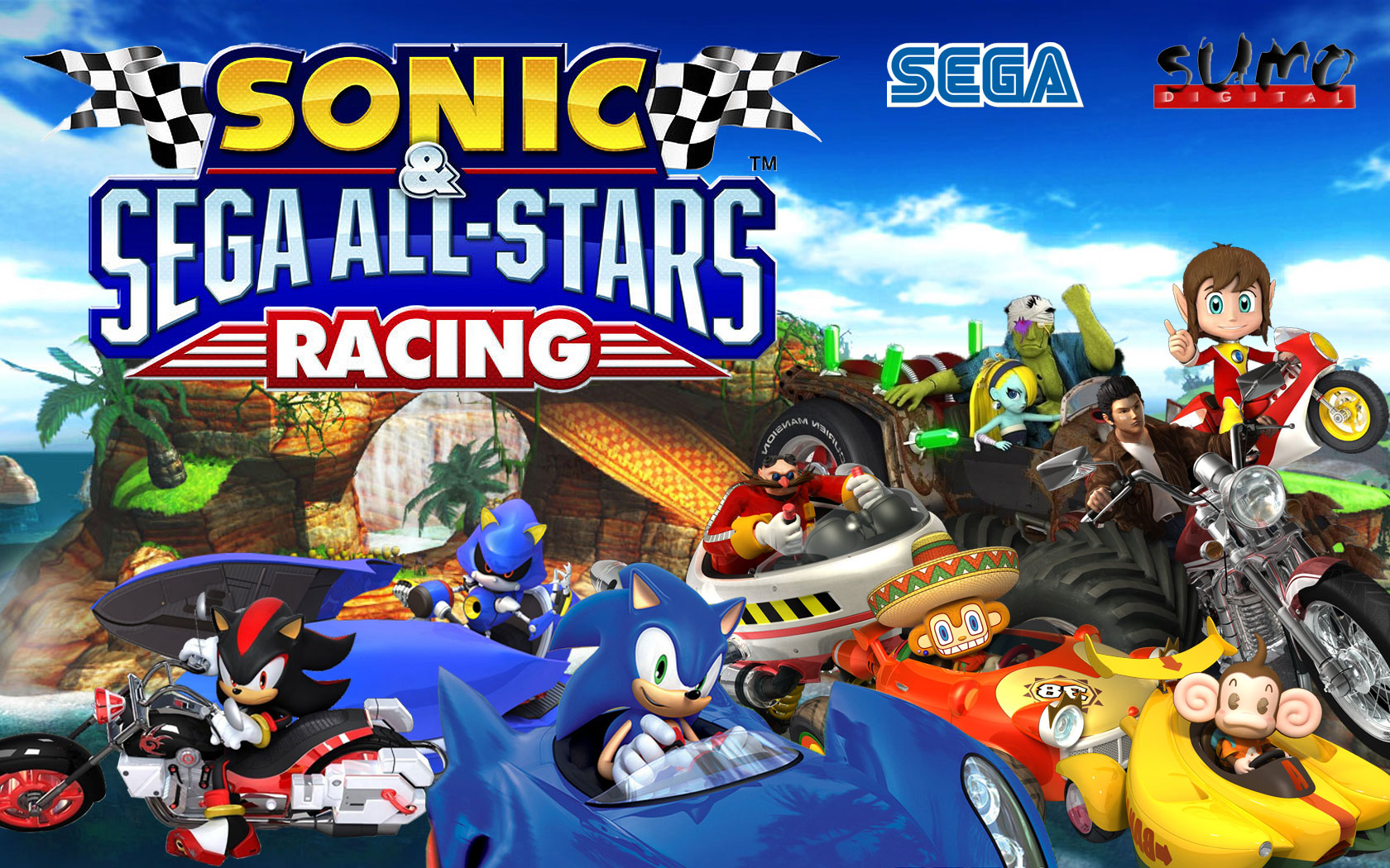 Pin Games Wallpaper Sonic And Sega All Stars Racing On
