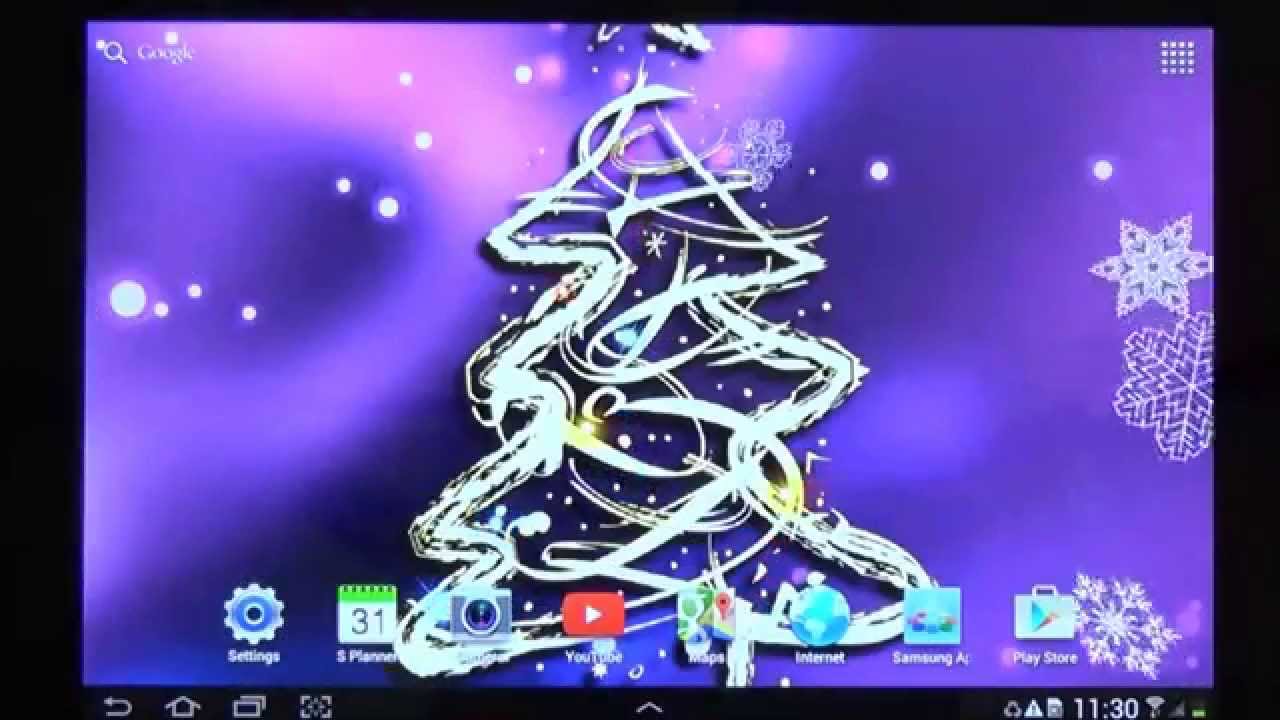3d Christmas Tree Live Wallpaper For Android Phones