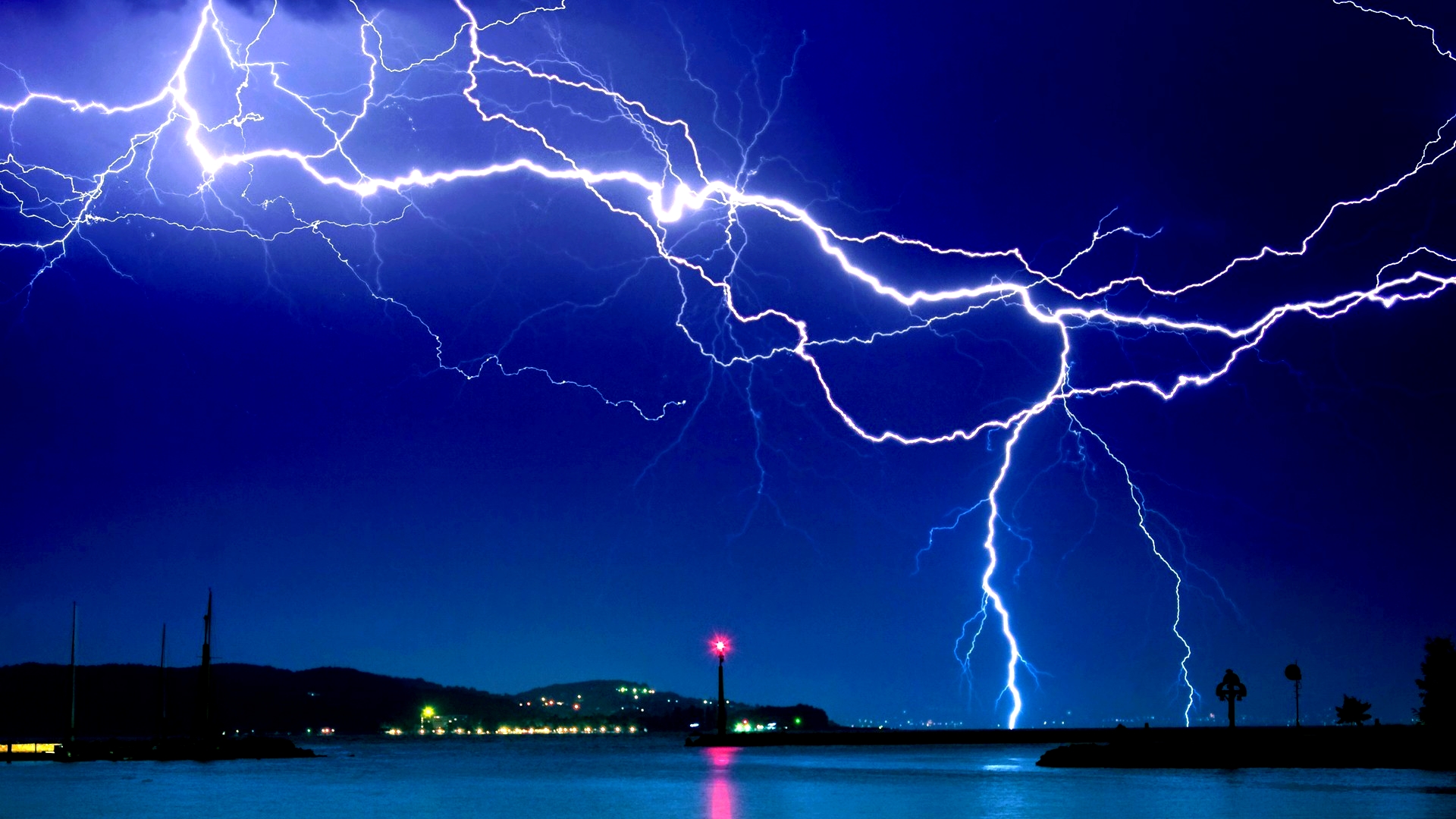 Dramatic Lightning HD Desktop Background Digitalhint