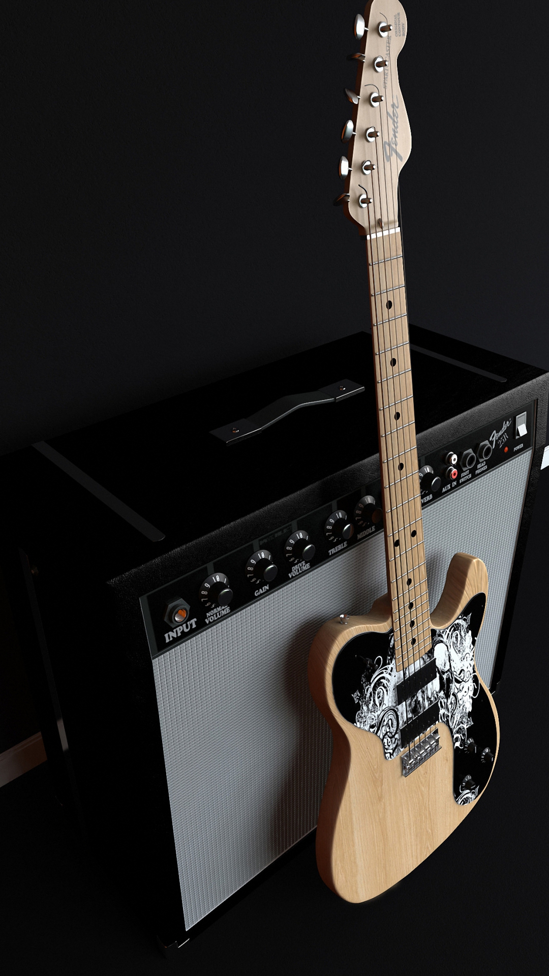 Fender Music Guitar Wallpaper For iPhone 6s Plus