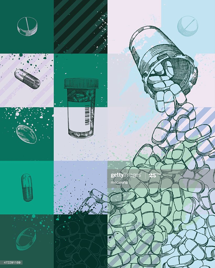 Pharma Grunge Background High Res Vector Graphic Getty Image
