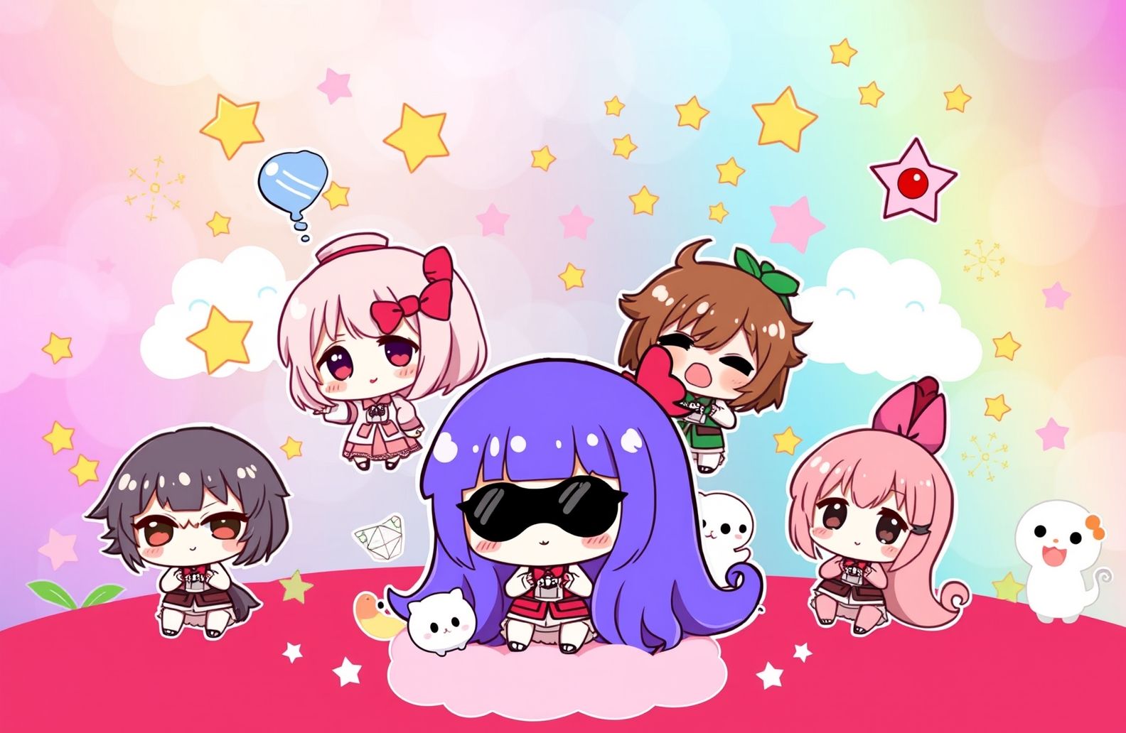 Cute Chibi Wallpaper