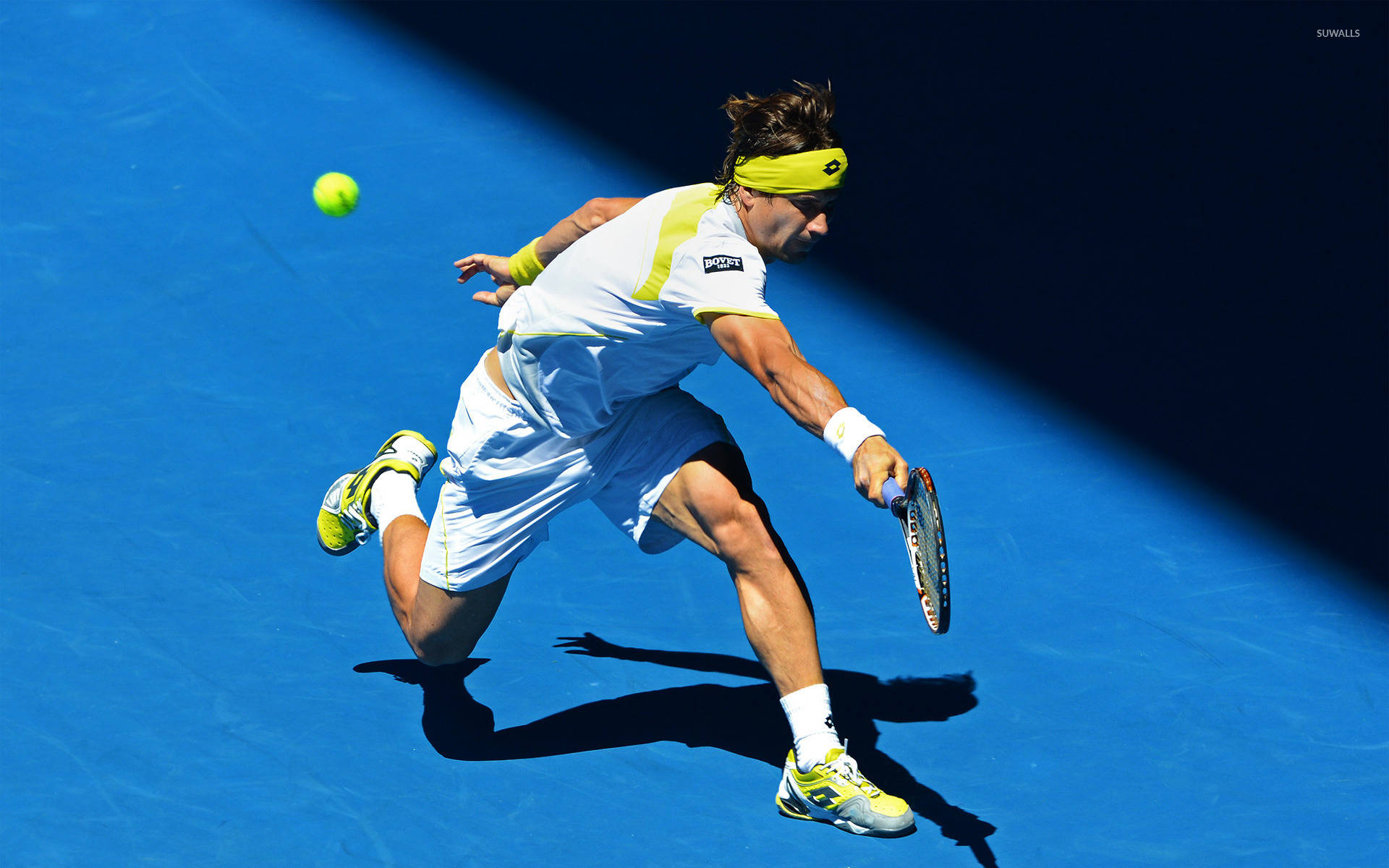 David Ferrer Blue Court Wallpaper