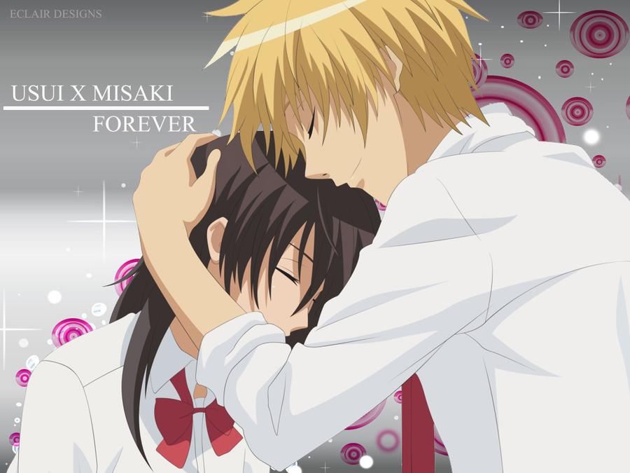 Usui X Misaki Wallpaper By Eclairdesigns