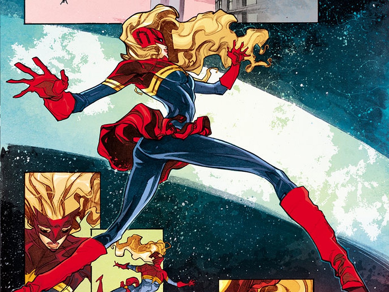 Captain Marvel Puter Wallpaper Desktop Background Id