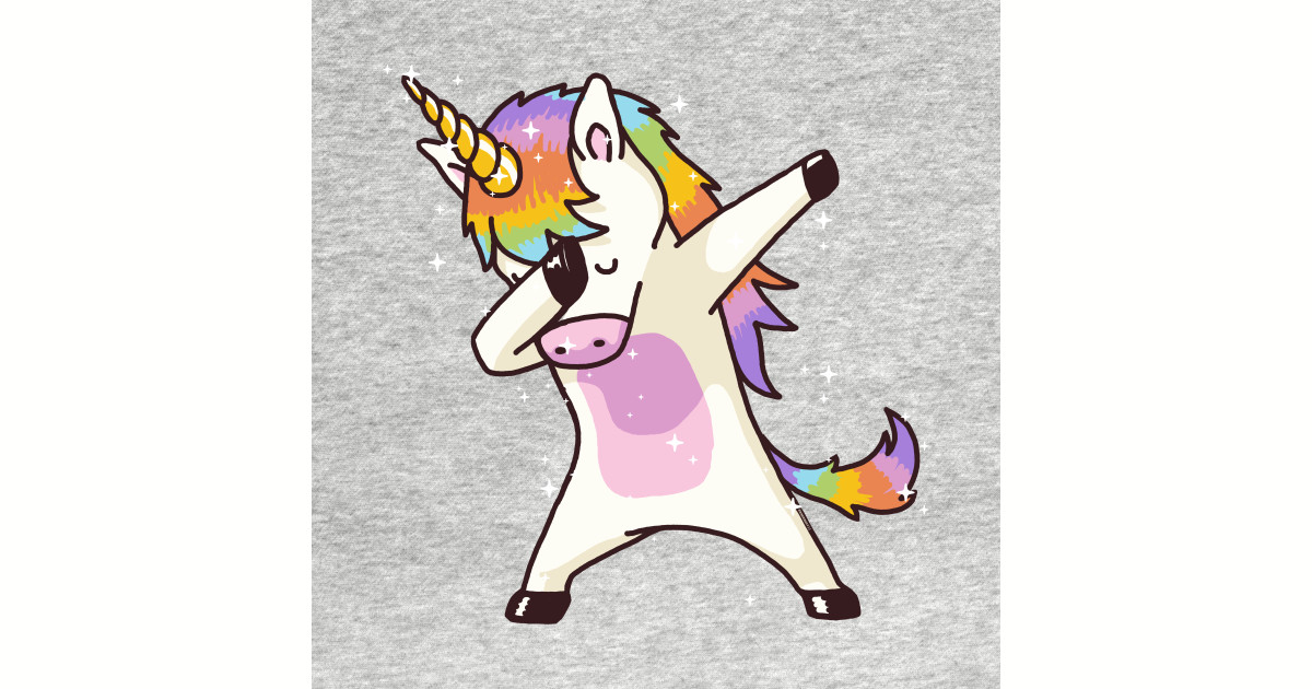 Dabbing Unicorn Shirt Dab Hip Hop Funny Magic Unicorn