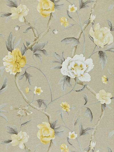Buy Zoffany Flowering Tree Wallpaper Yellow Tra05001 Online At