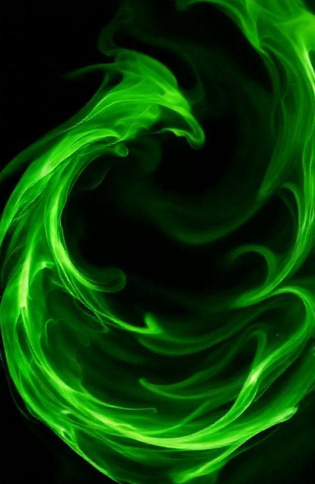 Green Flame Wallpaper