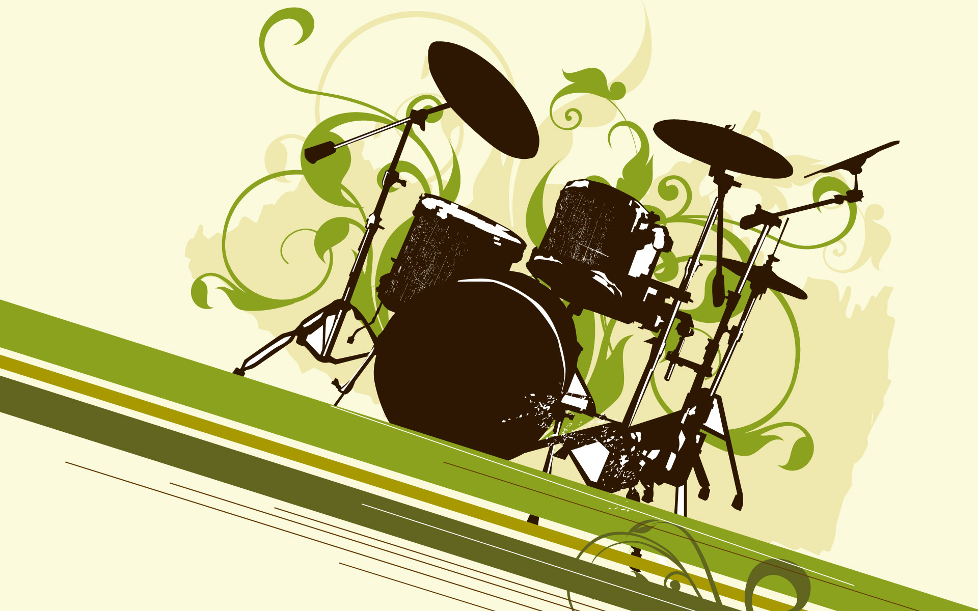 Drums Background Wallpaper High Definition Quality