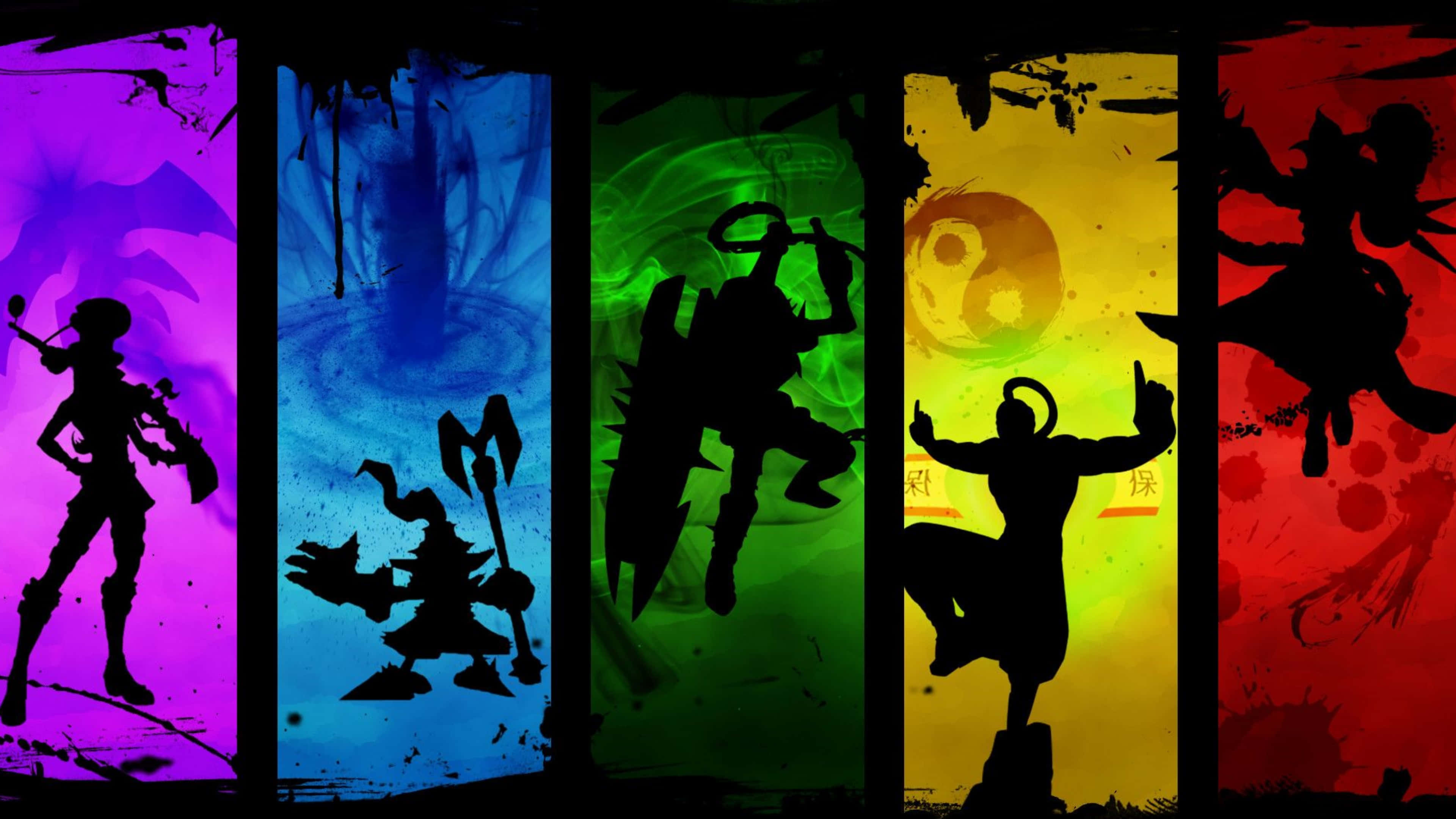 4k League Of Legends Background Wallpaper