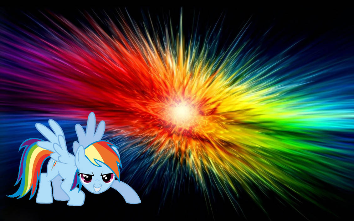 Rainbow Explosion Wallpaper By Robatxd