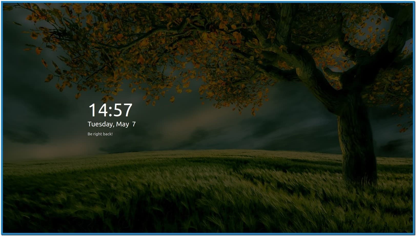 Linux Mint Cinnamon Screensaver