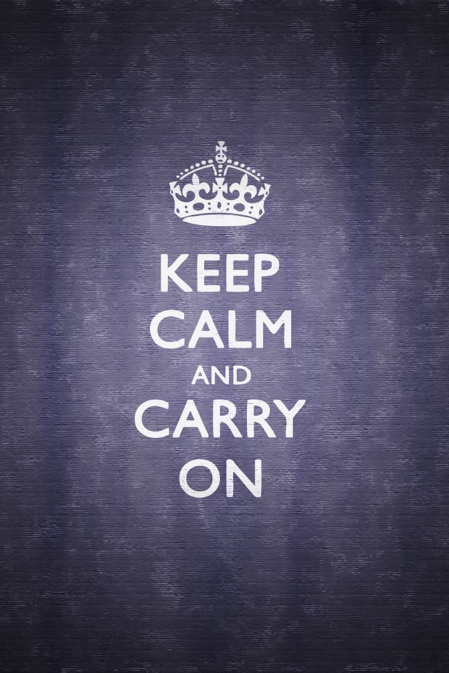 iPhone Wallpapers Keep Calm and Carry On iPhone Wallpaper
