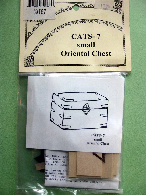 Miniature Oriental Chest Building Kit For By Mothersminitreasures