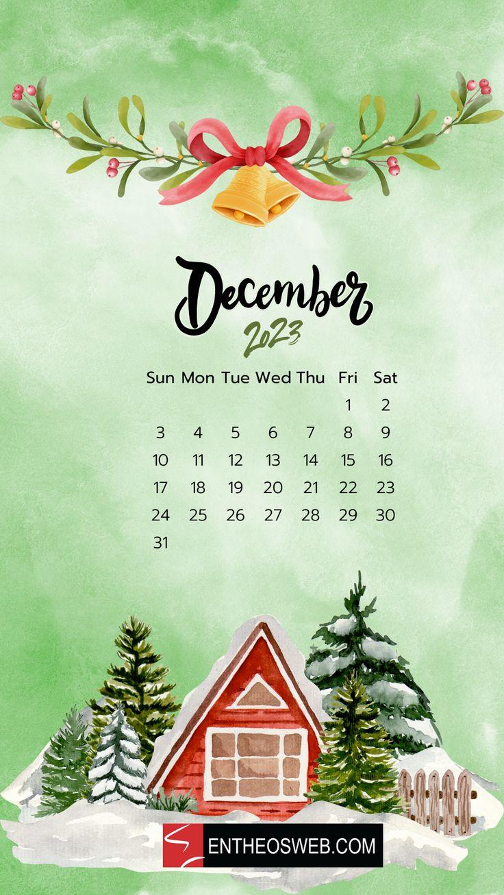 December Calendar Phone Wallpaper EntheosWeb in