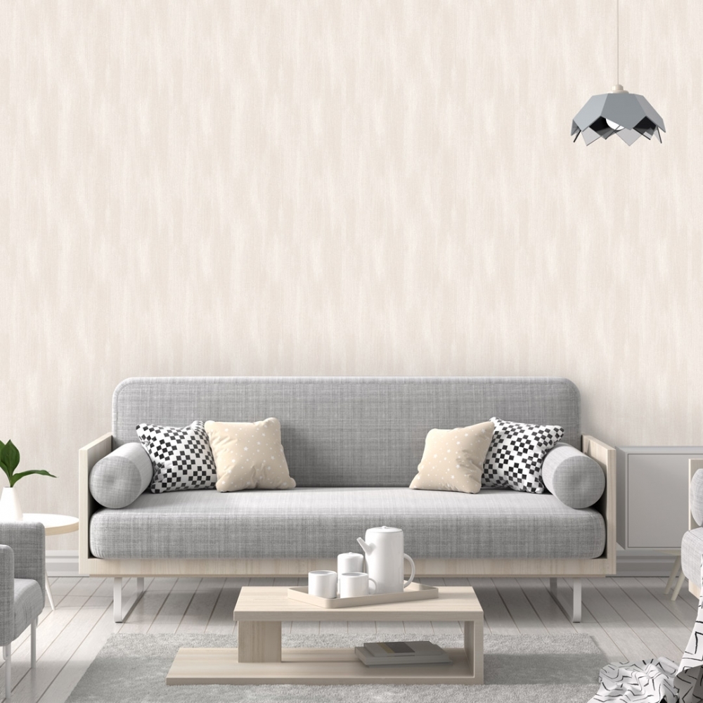 Henderson Interiors Lux Textures Chenille Plain Wallpaper Taupe