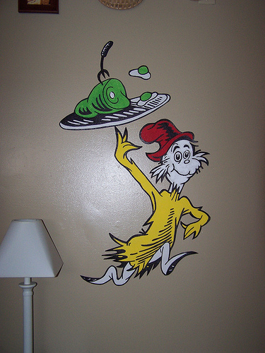 Dr Seuss Suess Theme Wallpaper Wall Paper Art Sticker Mural Decal