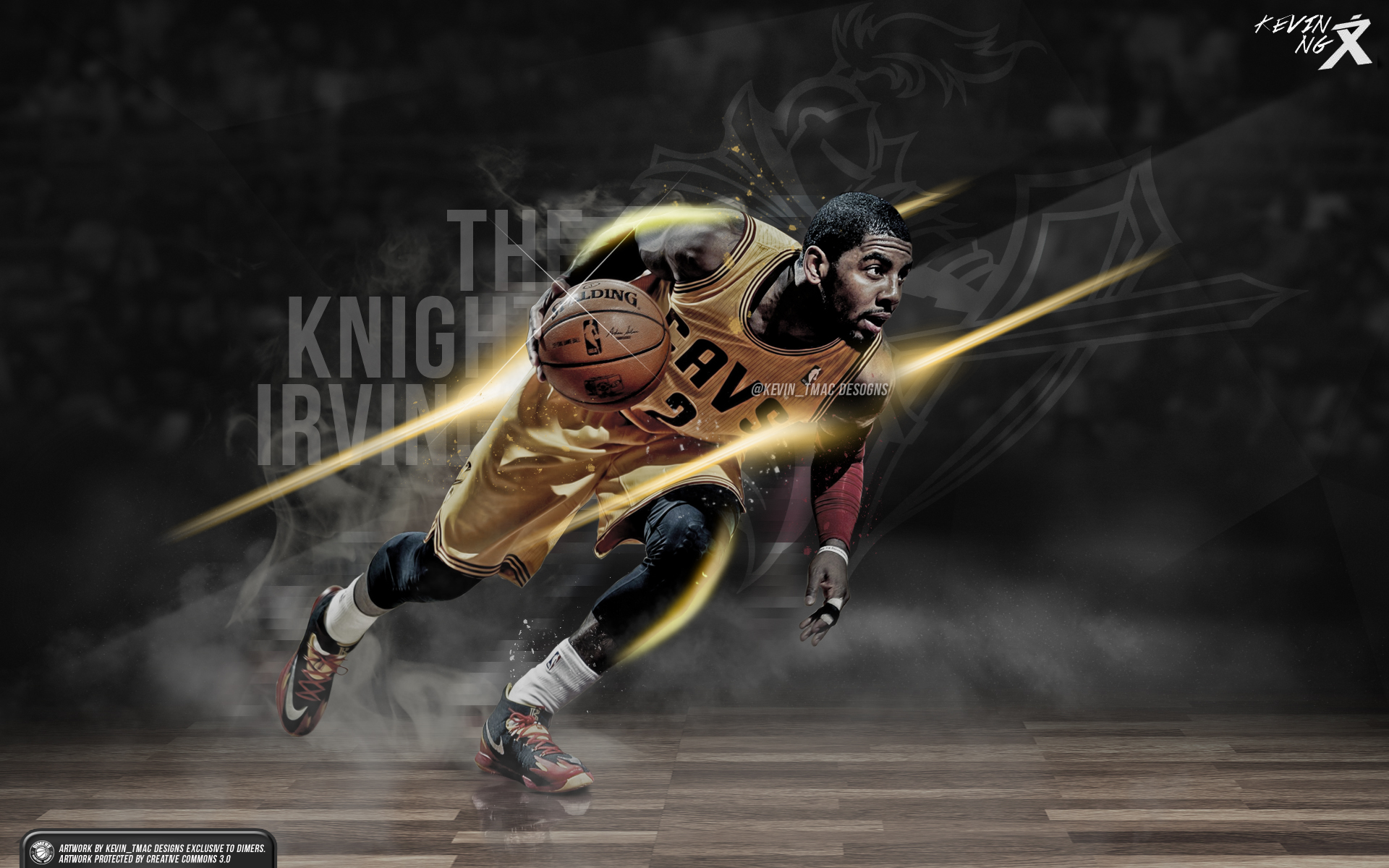 Kyrie Irving Background Wallpaper