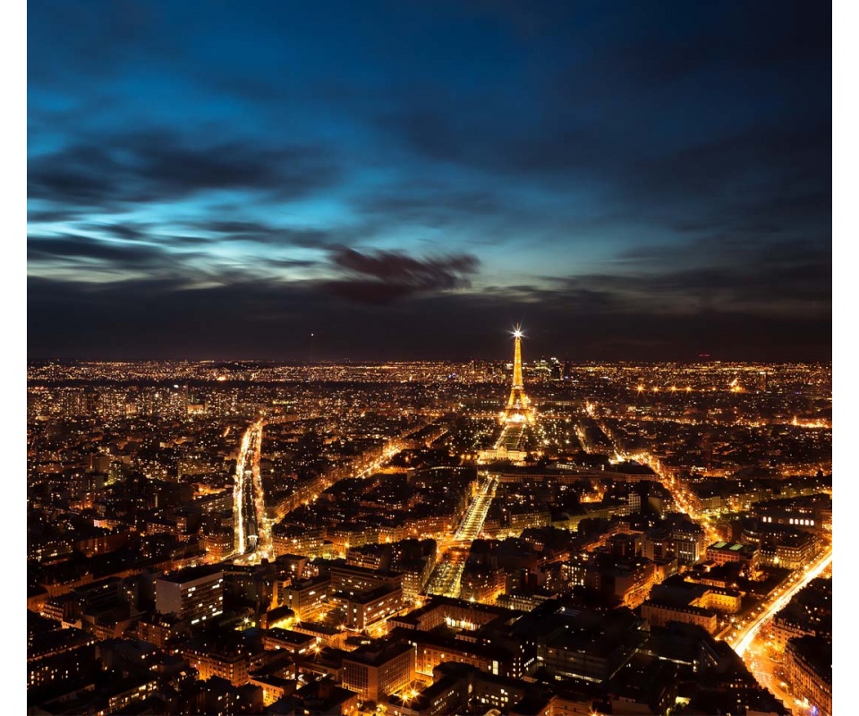 Paris Night Sky Wallpaper Screensaver Pre Id