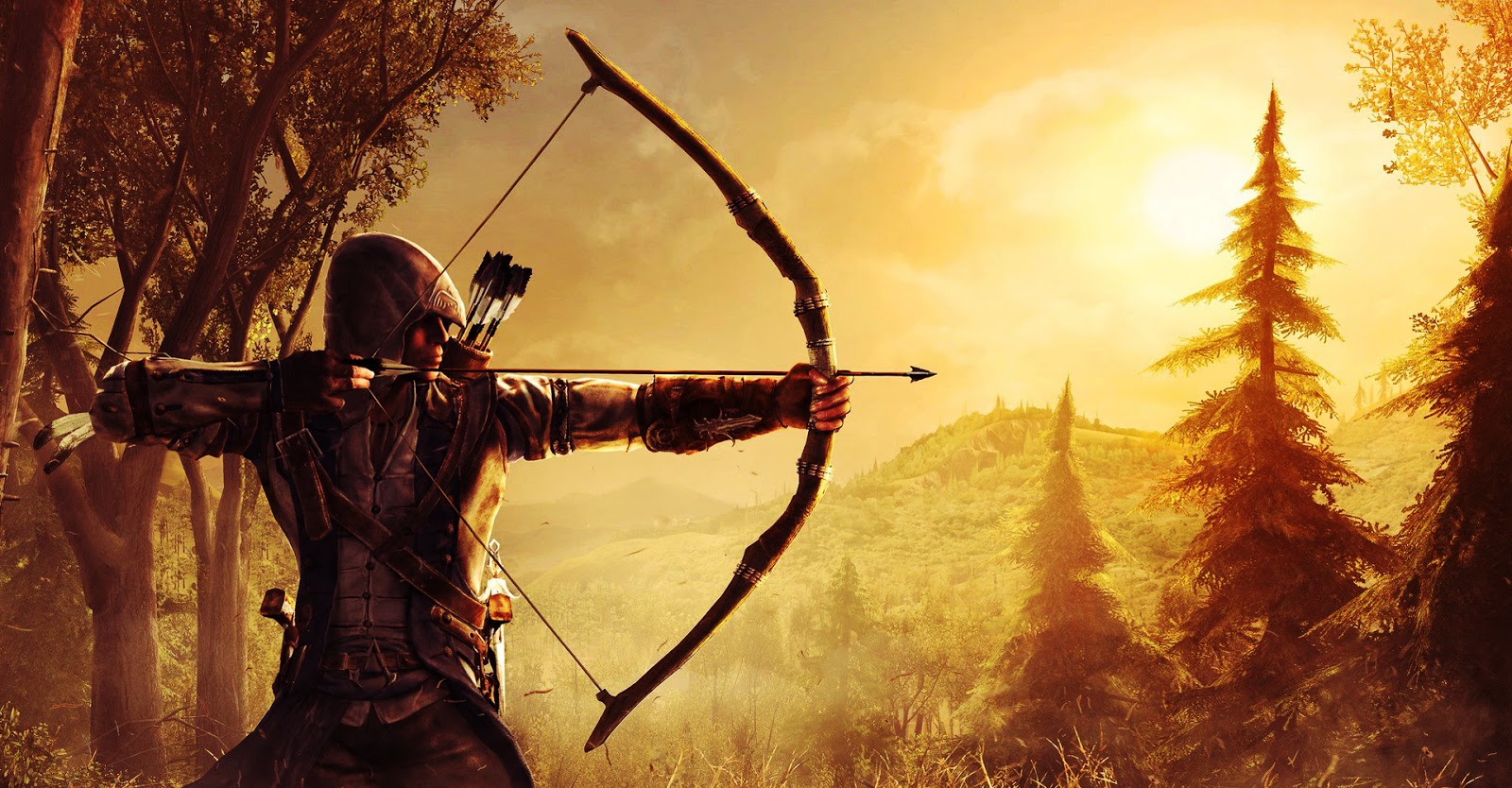 Assassin S Creed Iii Archer Desktop Wallpaper