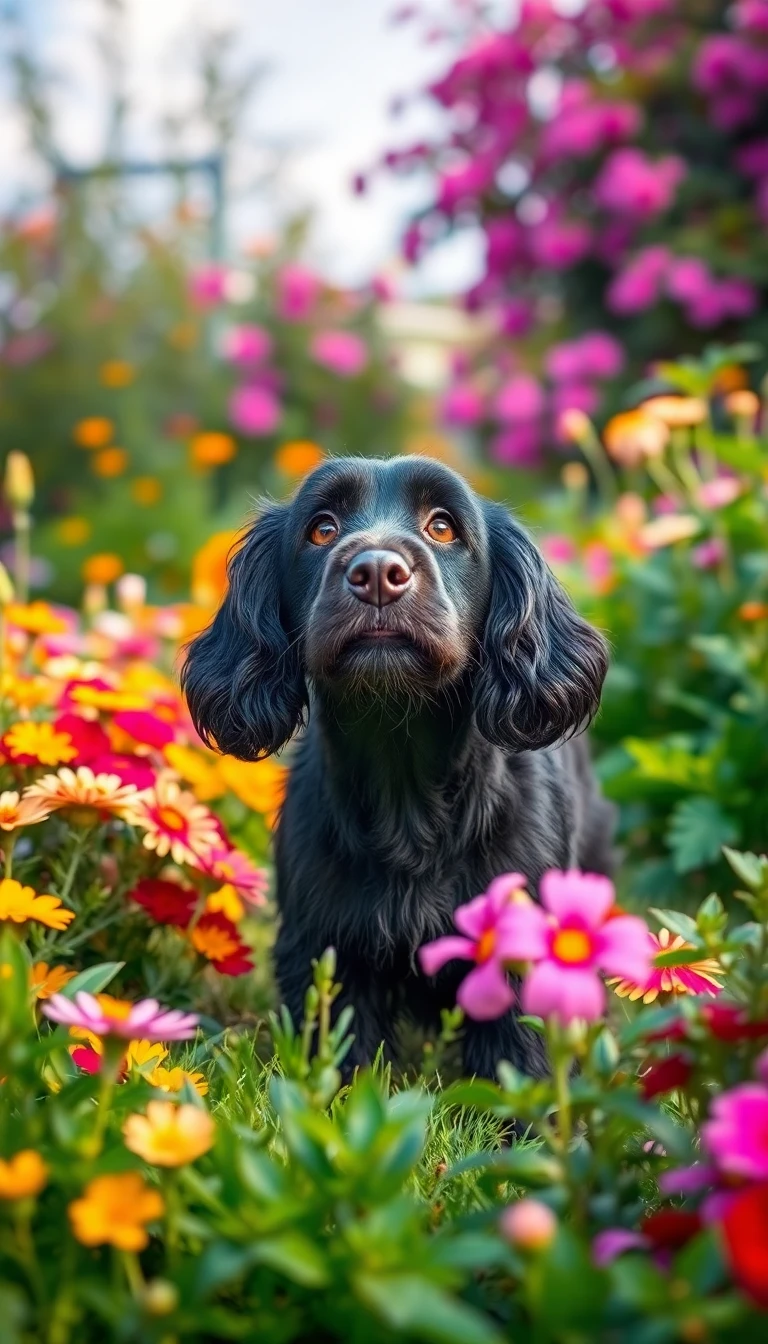 Black Cocker Spaniel Wallpaper