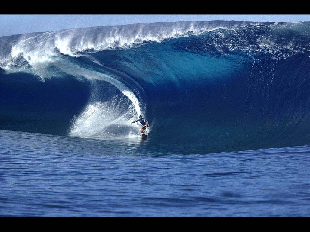 Teahupoo Surfing Awesome Wave Sunset Surf Jhon And Friends