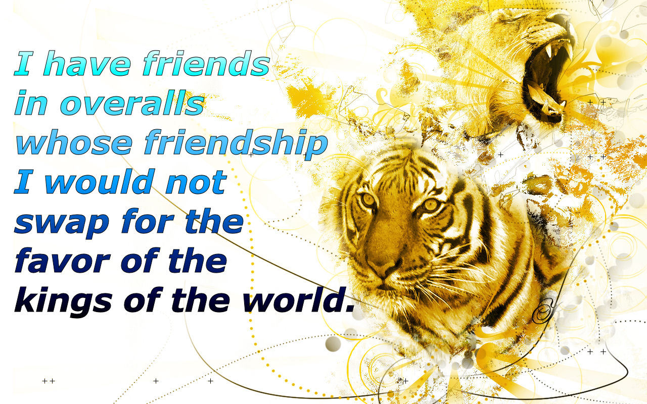Friendship Messages Wallpaper Which Is Under The